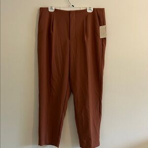 A New Day Pleated Pants Tapered Trouser NWT 14